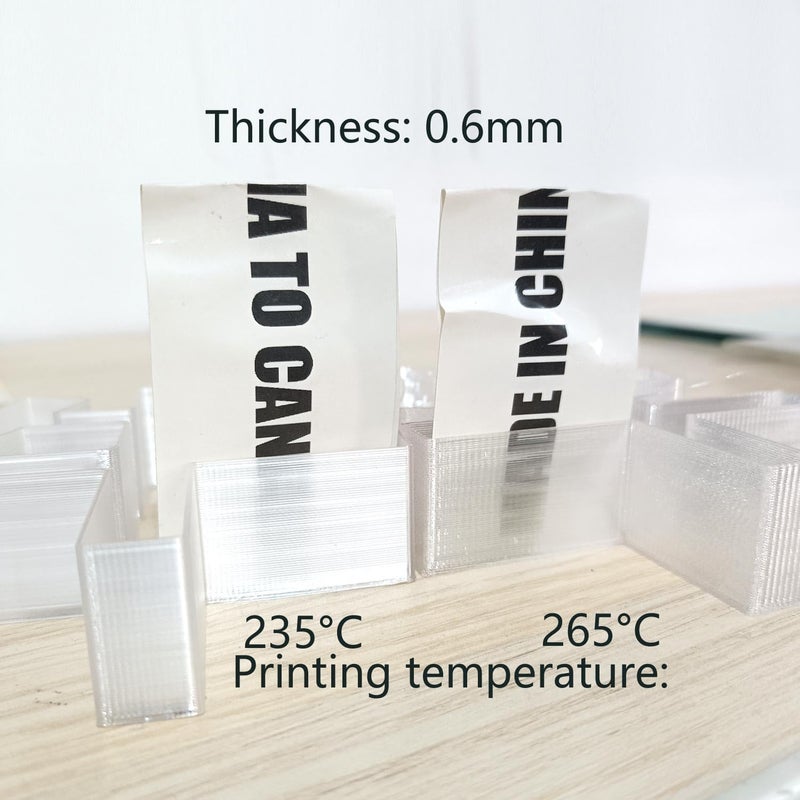 CC3D PETG Pro Filament Transparent 1.75 mm 1KG 3D Printer Filament Clear PETG 2.2LBS Spool 3D Printing Materials Easy to Print Transparent Color - Image 4