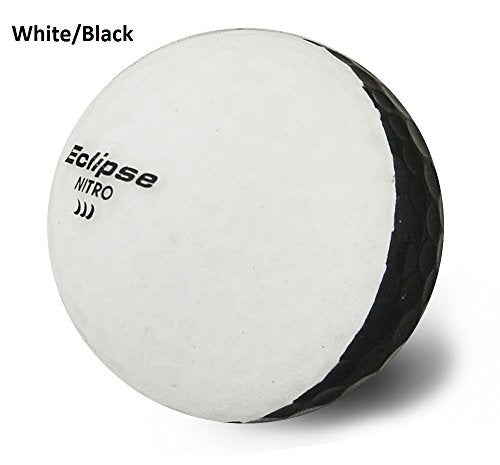 Nitro Eclipse Golf Balls, White/Black - Image 4