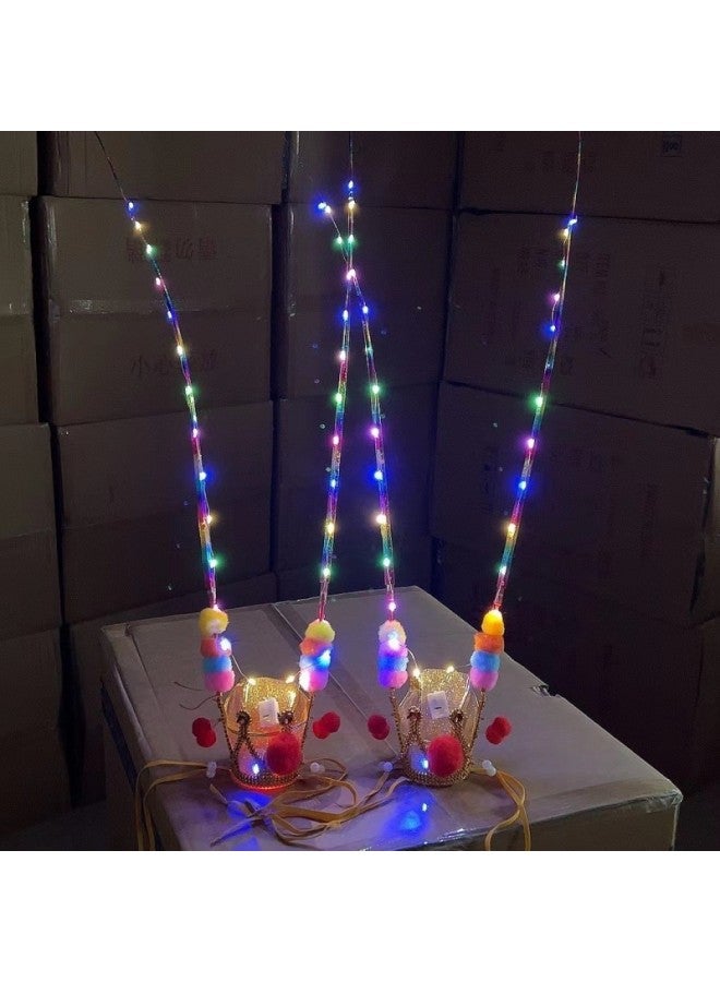 Sun Wukong Luminous Champion Hat Children Wukong Hat Head Crown Monkey Purple Golden Crown Qi Tian Da Sheng Golden Hoop Stick Stall Wholesale-Color:Retractable Golden Hoop [printing  - Image 4