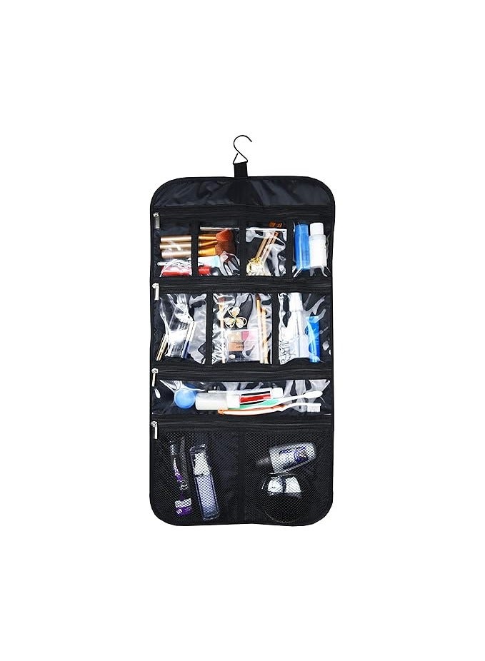 عام حقيبة سفر فاخرة لتعليق مستلزمات الحمام - تخزين مستحضرات التجميل، المجوهرات، مستلزمات الحمام، والإكسسوارات - Image 4