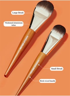 Gecomo Foundation Brush, Tongue-Shape Makeup Brush, Face Makeup Tool for Liquid Cream Foundation  - Image 3