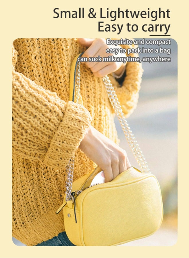 chiteng Portable Breast Pump with Voice Broadcast, Hands Free Breast Pump 4 Mode & 12 Levels - Image 4