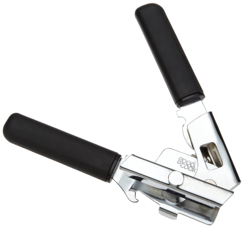 GoodCook Everyday Classic Can Opener High Carbon Stainless Steel Heavy Duty Can Opener with Soft Grip Handles Easy to Use Kitchen Tool Universal for Any Sized Can