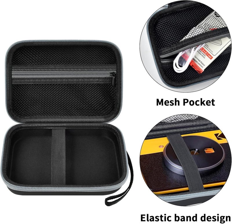 ANKHOH Print Camera Case for Kodak Mini Shot 3 Retro 4PASS Wireless Instant Camera u0026 Photo Printer, Picture Printer Carrying Storage Bag Holder Fits for Kodak Mini 3 Retro (Box Only) - Image 3