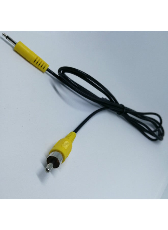 Direct Audio Cable Mono 3.5 Male-RCA Male Audio Computer Cable Aux Audio Cable Lotus-Color:Black-Length:1.5 M  - Image 2