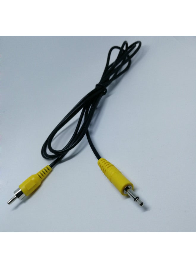 Direct Audio Cable Mono 3.5 Male-RCA Male Audio Computer Cable Aux Audio Cable Lotus-Color:Black-Length:1.5 M  - Image 5