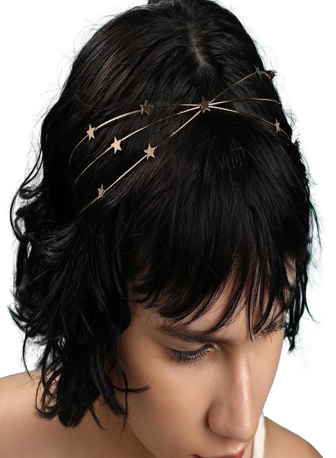 SOHI Gold Hair band for Women and Girls | Stones, Crystals, Embellished | Head Jewellery for women | Hair belt for girls | Fancy hair band | Hair Accessories for brides - Image 4