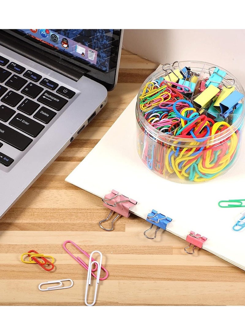 مجموعة التجليد القصاصات الملونة مجموعة التجليد القصاصات لملحقات منظم المكتب مستلزمات القرطاسية المكتبية - Image 2