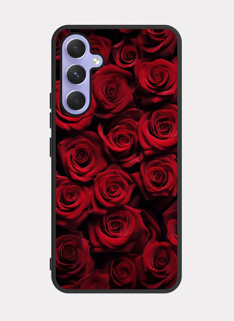 PXLAAT Samsung Galaxy A54 case cover Juri Roses - Image 1