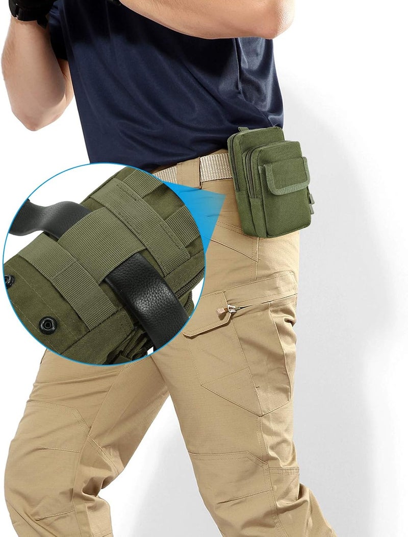 FRTKK 2 Pack Molle Pouches - Tactical Compact Water-Resistant EDC Pouch Bag Small Utility Pouch - Image 5