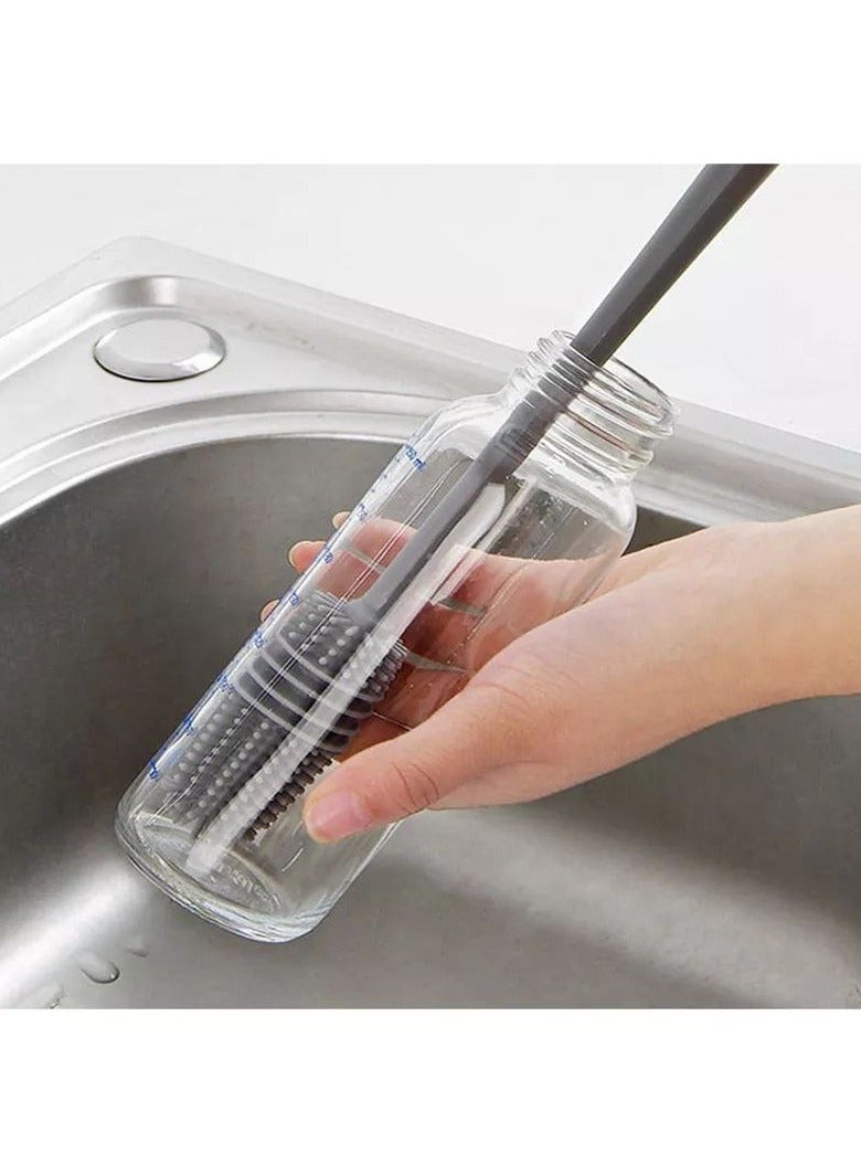 Silicone Bottle Cleaning Brush with Long Handle – Deep & Scratch-Free Cleaning - Image 2