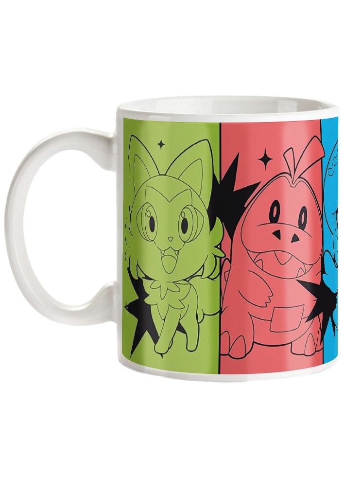 MEC Pokemon Wrap Around Design Printed Coffee Mug 11Oz - Image 1