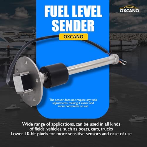 OXCANO Marine Fuel Sending Unit 0-90ohms 7" (175mm) for Boat Fuel Tank Sender Stainless Steel Fuel Lever Sending Units Water Fuel Gauge Sender for Car Truck Vehicle - Image 5