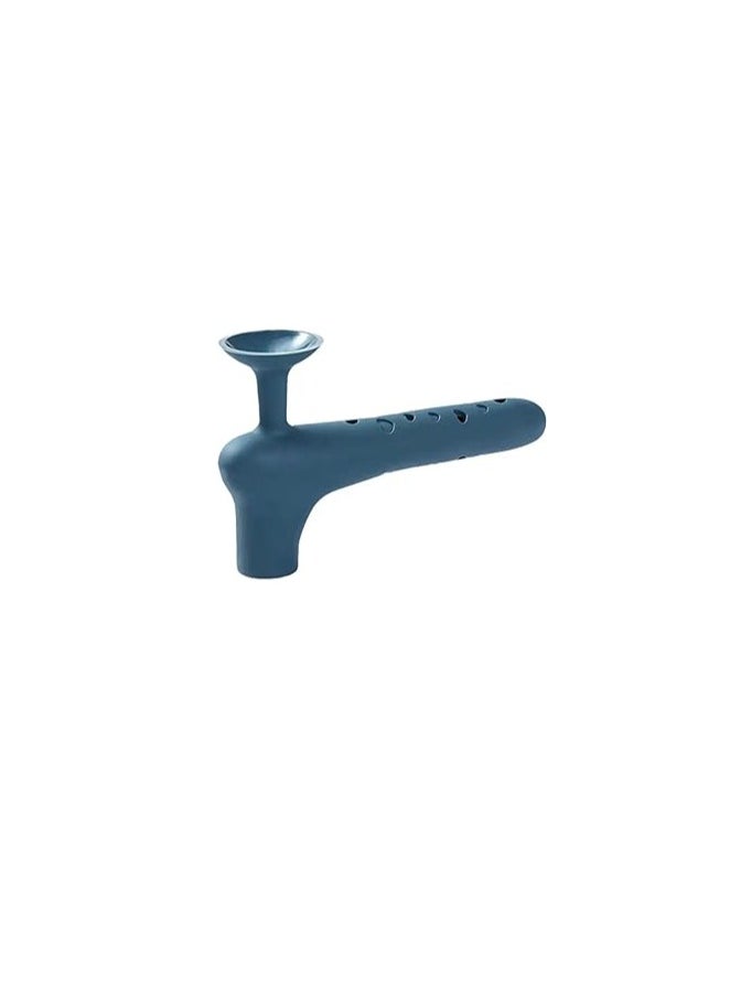 Generic Anti-collision Silicone Door Stopper, Adhesive Stopper Prevents the Door from Hitting the Wall and Paint, Anti-Slip Silicone Door Stopper to Hold the Door and Keep It Open (Blue) , 4 pieces  - Image 2
