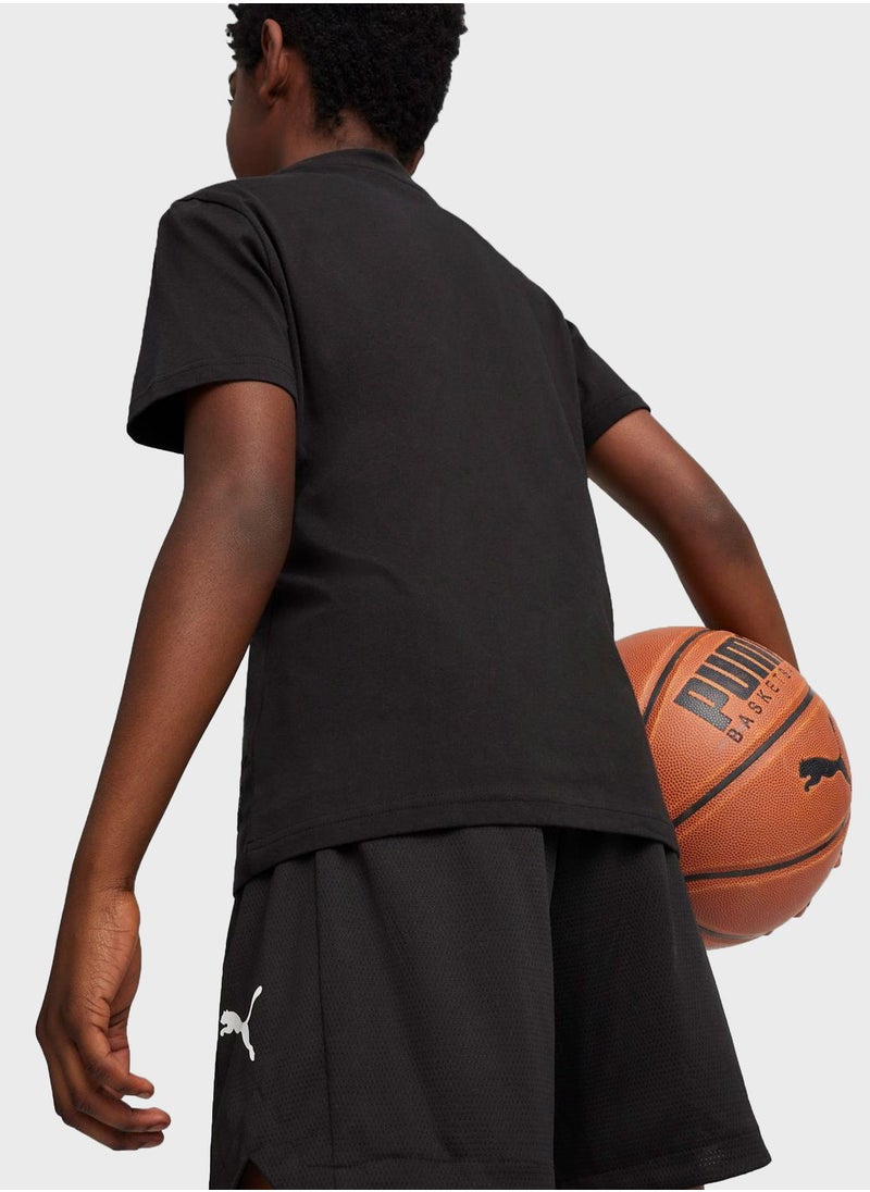 PUMA Kids Basketball Blueprint T-Shirt  - Image 2