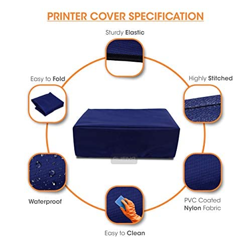 Alifiya Dust Proof Washable Printer Cover for Brother DCP-T520W All-in One Ink Tank - Blue - Image 4