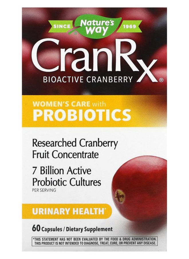Nature's CranRx Women's Care with Probiotics 60 Capsules 