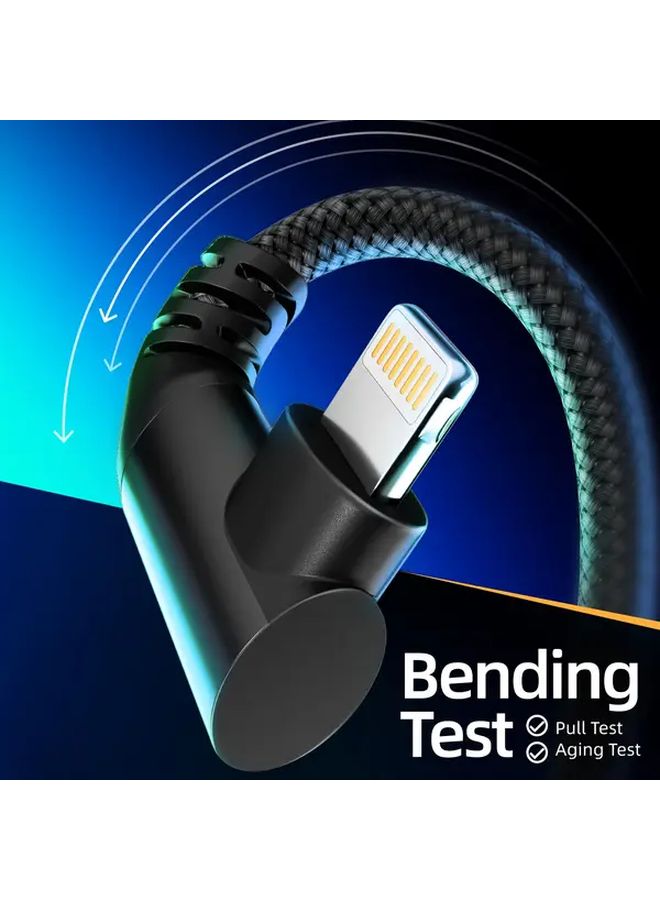 MFi Certified Fast Charging USB To Lightning Cable Grey 1m For iPhone iPad - Image 3