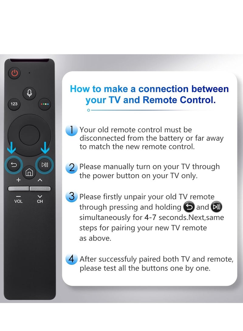 NEW Upgraded BN59-1266A Voice Replacement Remote for Samsung Smart TVs – Voice Control Function, Universal Compatibility - Image 5