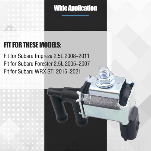 KMBNTU 16102AA490 K5T48478 16102-AA400 Vapor Canister Purge Solenoid Valve Fit for Subaru Impreza 2008-2011 Forester 2005-2007 WRX STI 2015-2021 2.5L Engine - Image 3