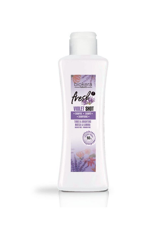 Salerm Biokera Natura Fresh Violet Shot Shampoo 10.8 Ounce - Image 1