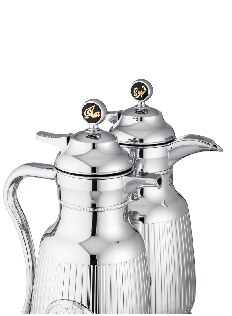 السيف  طقم ترامس آصال من السيف مع لمسة فخامة و جمال من اللون الفضي اللامع و الجميل - Image 3