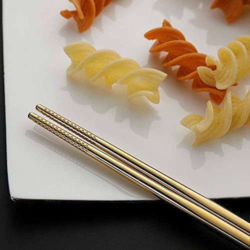 KITOME Portable Utensils Kit – 8-Piece Travel Cutlery Set with Case: Knife, Fork, Spoon, Chopsticks, Straws & Cleaning Brush – Reusable Stainless Steel Flatware for Camping & Office (Gold) - Image 4