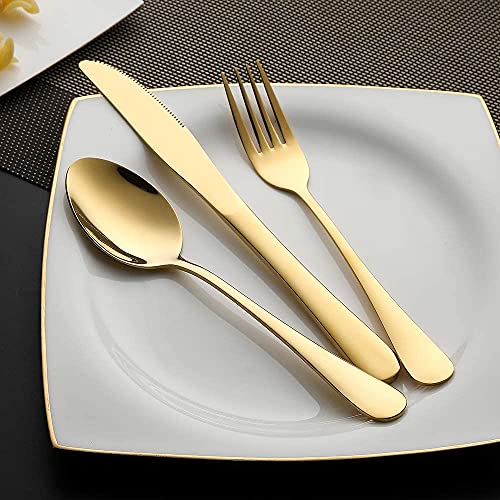 KITOME Portable Utensils Kit – 8-Piece Travel Cutlery Set with Case: Knife, Fork, Spoon, Chopsticks, Straws & Cleaning Brush – Reusable Stainless Steel Flatware for Camping & Office (Gold) - Image 2