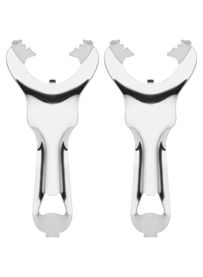 Kazheon 2pcs Mason Jar Opener, Stainless Steel Multi-Purpose Jar Opener, Easy-Twist, Comfortable Grip, Wide Application - Image 1