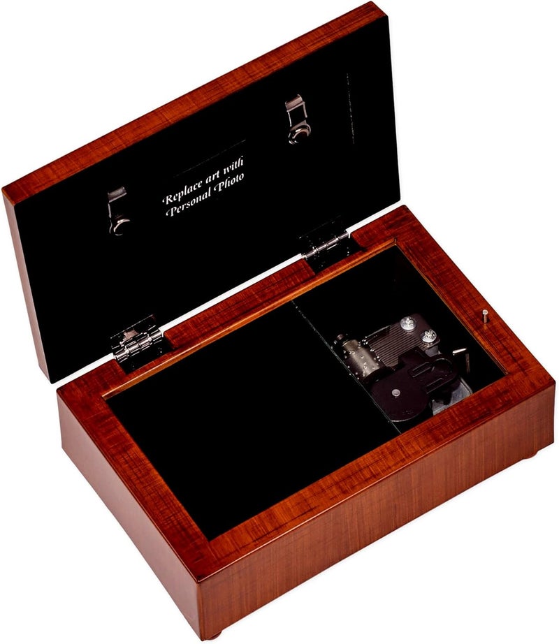 Cottage Garden Irish Blessing Petite Woodgrain Music Box with 'Irish Lullaby' - Image 3