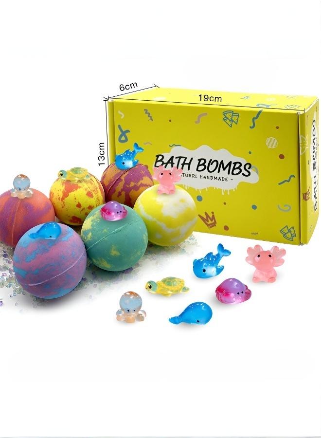 Fizzy Bath Bomb & Marine Toy Set for Babies and Toddlers - Image 1