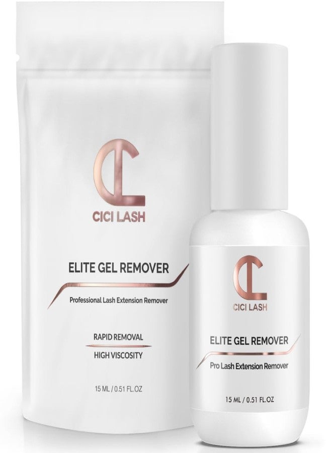 CICI Lash ELITE Eyelash Extension Remover Gel for Professional Lash Extensions | Super Fast (60s) and Easy to Control | Perfect Eyelash Glue Remover for Individual Mink Lashes | Essential Lash Supplies 15ml - Image 1