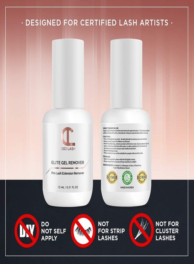 CICI Lash ELITE Eyelash Extension Remover Gel for Professional Lash Extensions | Super Fast (60s) and Easy to Control | Perfect Eyelash Glue Remover for Individual Mink Lashes | Essential Lash Supplies 15ml - Image 2