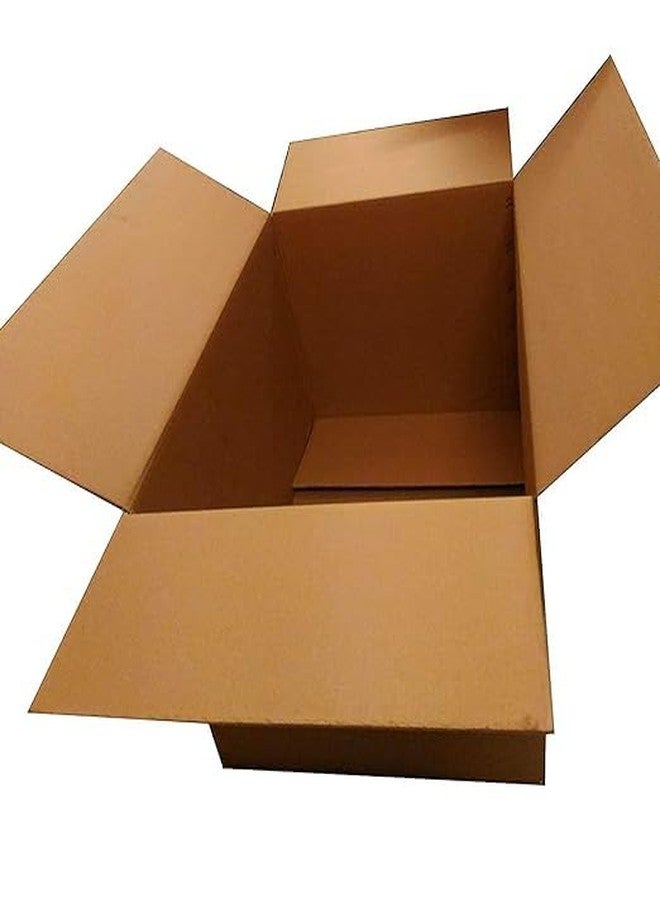 POWERLON صندوق كرتون مموج من باورلون باكسيف، 5 طبقات، 18 × 12 × 12 بوصة، للتعبئة والنقل والشحن والهدايا، متعدد الاستخدامات (عبوة من 10 قطع) - Image 3