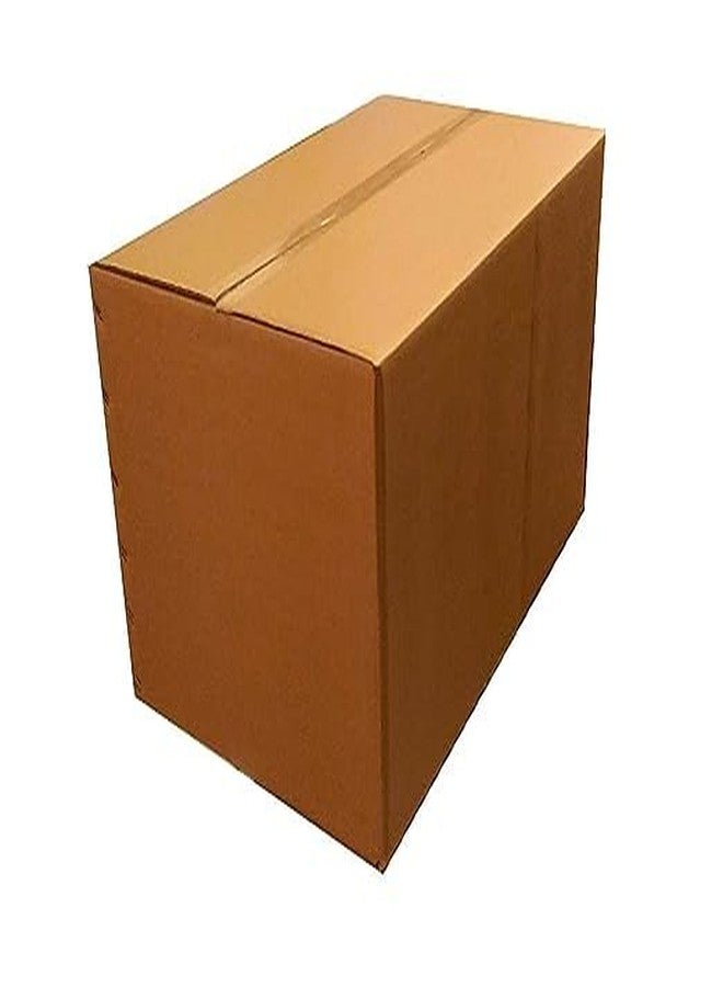POWERLON صندوق كرتون مموج من باورلون باكسيف، 5 طبقات، 18 × 12 × 12 بوصة، للتعبئة والنقل والشحن والهدايا، متعدد الاستخدامات (عبوة من 10 قطع) - Image 1