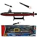OTONOPI Toy Submarine Military Toy Naval Ship with Launching Function Model Ship with Sound Effects Army Toy War Ship Play Set for Kids 165 Inches Boat with Display Stand - Image 2
