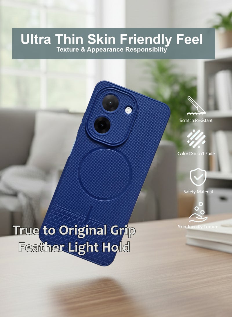 Xiaomi Redmi A5 4G Silicone Back Case Cover - TPU Silicone Case, Durable & Accurate Cut-outs - Scratch, Dust & Smudge Protection, Shockproof & Water-Proof Cover for Xiaomi Redmi A5 - Blue - Image 2
