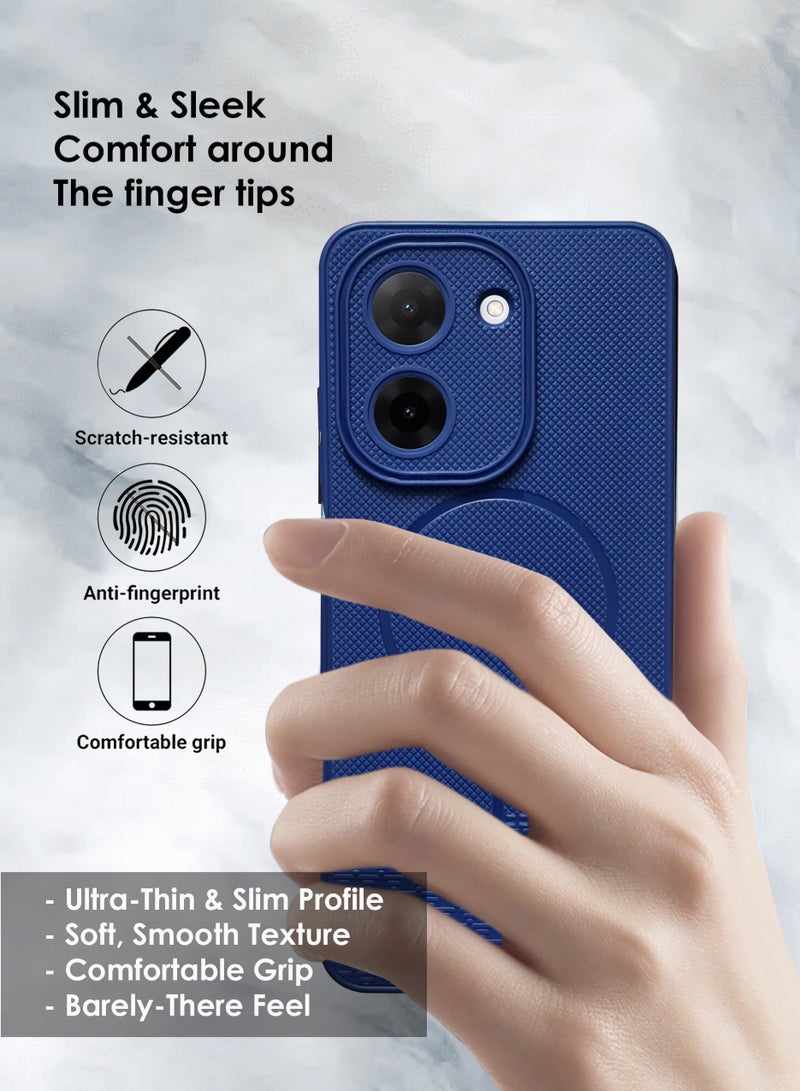 Xiaomi Redmi A5 4G Silicone Back Case Cover - TPU Silicone Case, Durable & Accurate Cut-outs - Scratch, Dust & Smudge Protection, Shockproof & Water-Proof Cover for Xiaomi Redmi A5 - Blue - Image 5