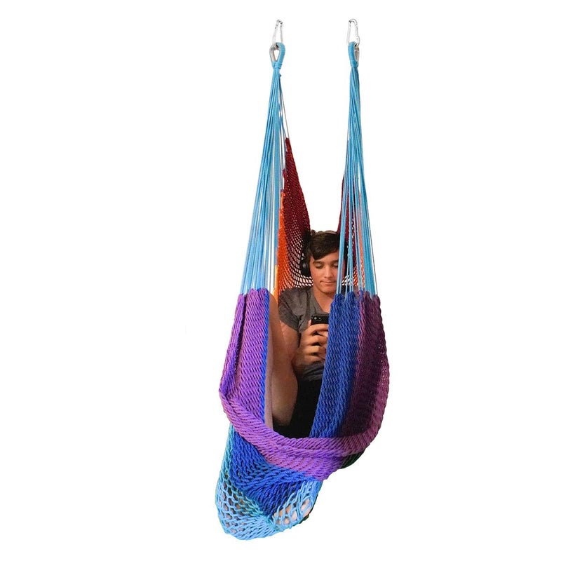 DreamGYM Hammock Swing Chair Therapy Swing Sensory Swing for Adults and Children Rainbow - Image 2
