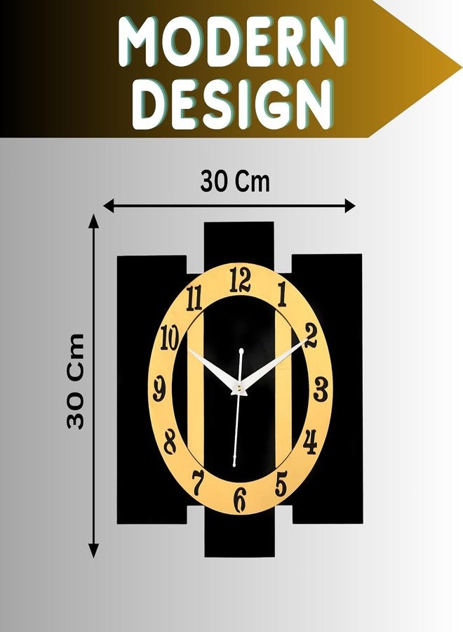 Arkasto Handcrafted Designer Big Wall Clock for Home Stylish Latest | Silent and Easy to Read | Wooden Wall Clock for Home, Living Room, Bedroom, Office Decor - Image 3