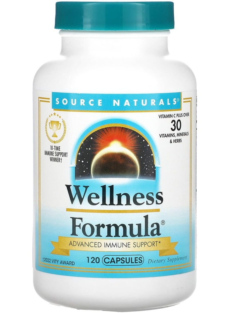 صيغة العافية، دعم المناعة المتقدم، 120 كبسولة