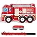 Aoriher Fire Truck Piata with Hanging Loop Blindfold Bat and Confetti Filler for Kids Boys Firefighter Firetruck Theme Birthday Party Decorations Supplies 1614 x 89 x 315 Inches - Image 3