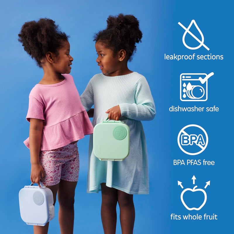 b.box Mini Children's Lunch Box with 3 Compartments - Leakproof and BPA Free - Image 2