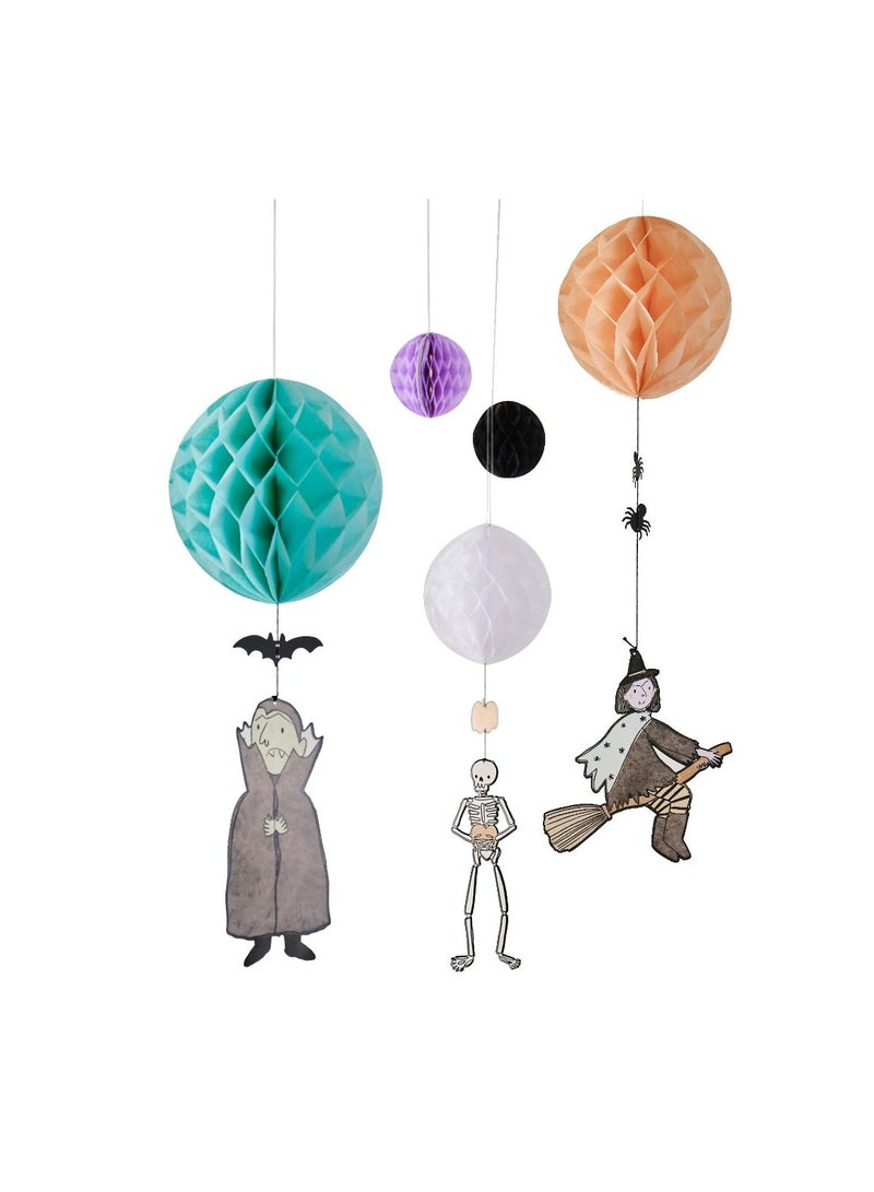 جينجر راي زخرفة معلقة على شكل قرص العسل مع شخصيات معلقة - Image 3