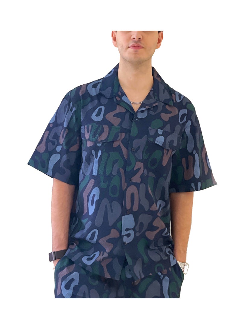 Hub For Less Men’s Ultra-Breathable Summer Set – Lightweight Shirt & Shorts Combo - Image 2