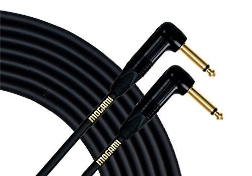 Mogami Gold INSTRUMENT-03RR Guitar Pedal Effects Instrument Cable, 1/4" TS Male Plugs, Gold Contacts, Right Angle Connectors, 3 Foot - Image 3