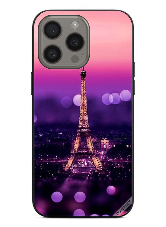 Covernex Protective Case Cover For Apple iPhone 15 Pro Max Eiffel Tower - Image 1