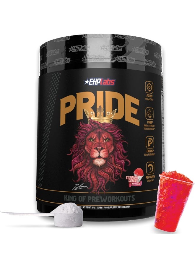 EHP Labs Pride By Ehplabs Pre-Workout Supplement - Energy Booster, Sharp Focus, Epic Pumps & Faster Recovery - 40 Servings (Strawberry Snowcone)  - Image 1