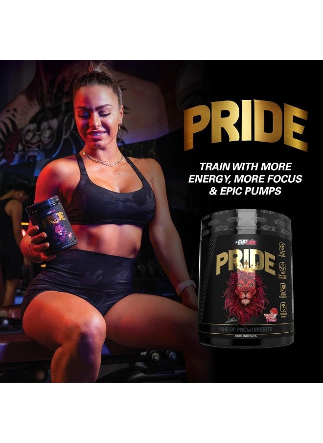 EHP Labs Pride By Ehplabs Pre-Workout Supplement - Energy Booster, Sharp Focus, Epic Pumps & Faster Recovery - 40 Servings (Strawberry Snowcone)  - Image 5