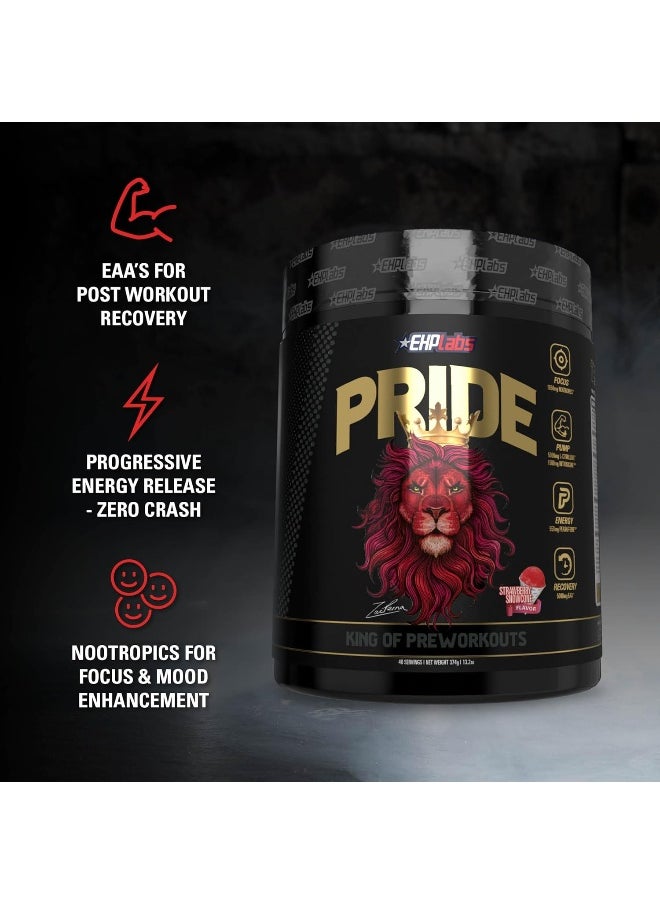EHP Labs Pride By Ehplabs Pre-Workout Supplement - Energy Booster, Sharp Focus, Epic Pumps & Faster Recovery - 40 Servings (Strawberry Snowcone)  - Image 3
